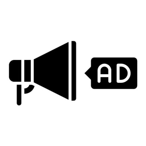 Advertisement Glyph Icon