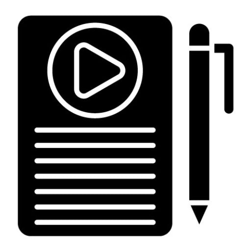 Script Glyph Icon | Copywriting