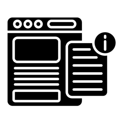 Squeeze Page Glyph Icon