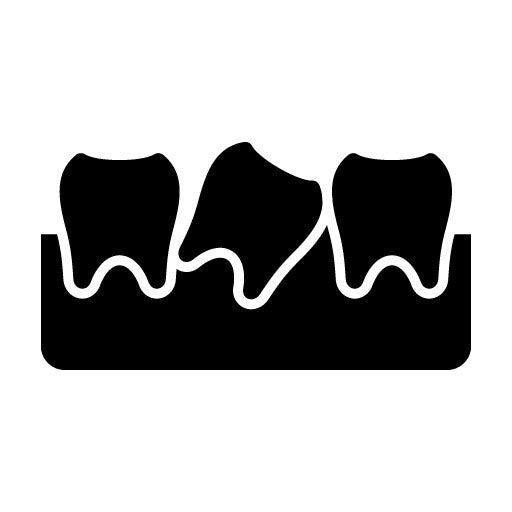 Wisdom Tooth Glyph Icon