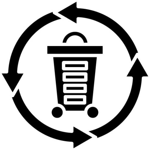 Waste Facility Glyph Icon