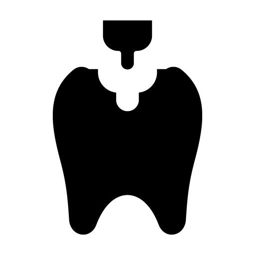 Dental Filling Glyph Icon