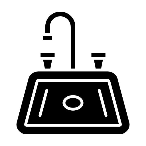 Sink Glyph Icon