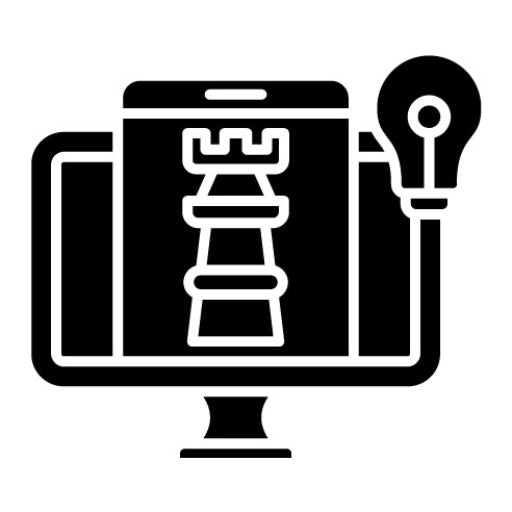 Social Strategy Glyph Icon | Social Media Agency
