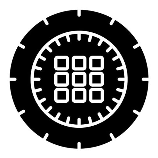 Granular Targeting Glyph Icon