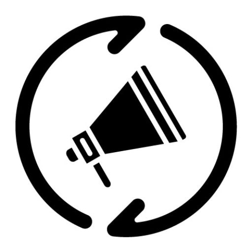 Remarketing Glyph Icon | Social Media Agency