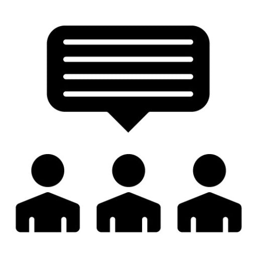 Audience Feedback Glyph Icon
