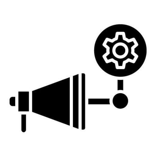 Advertising Technology Glyph Icon