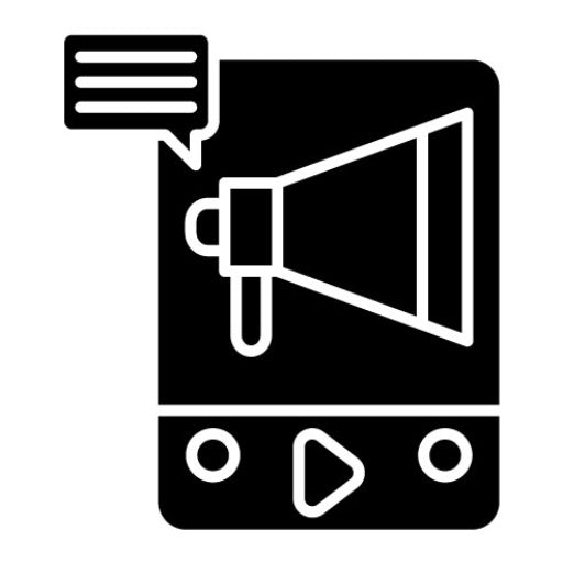 Ad Network Glyph Icon