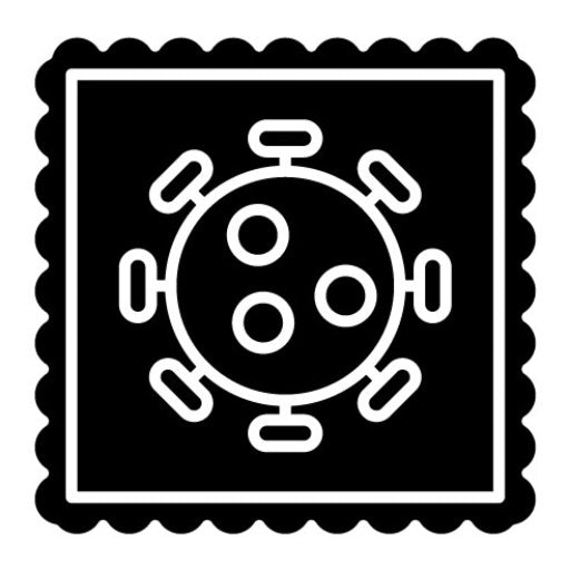 Bio Art Glyph Icon