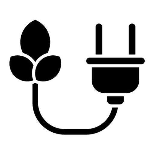 Bioenergy Glyph Icon