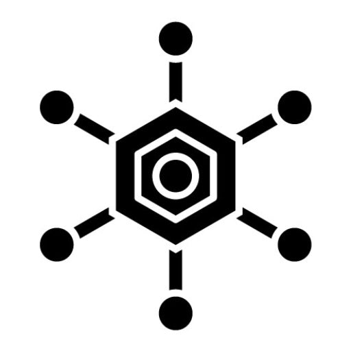 Biomolecular Interactions Glyph Icon
