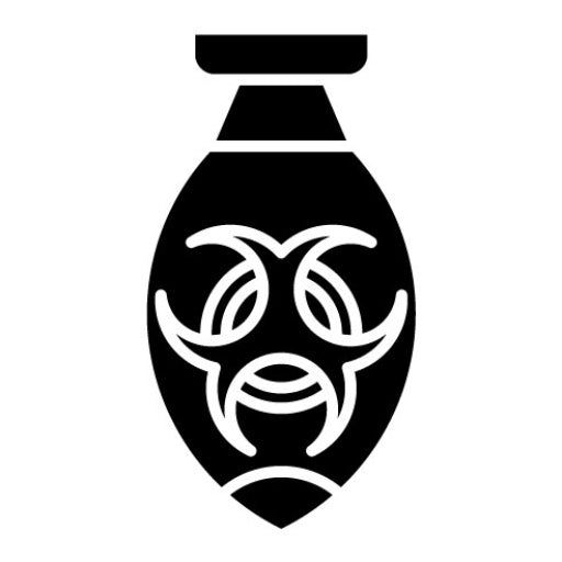 Bioweapon Glyph Icon