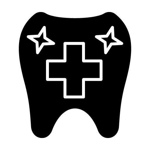 Tooth Hygiene Glyph Icon