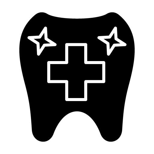 Tooth Hygiene Glyph Icon