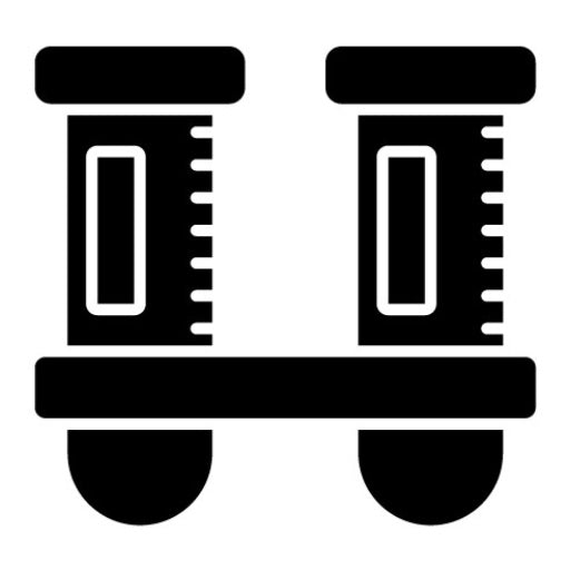 Test Tube Glyph Icon