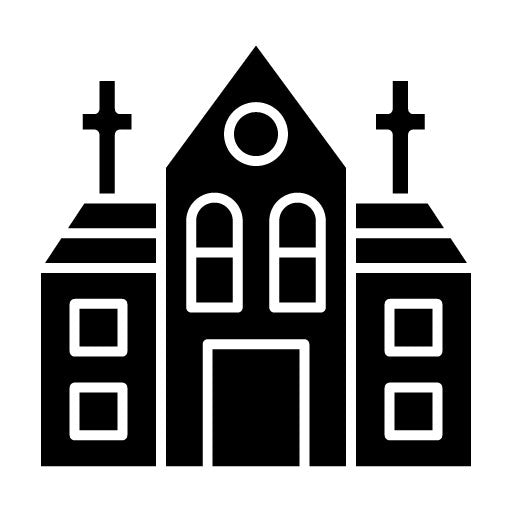 Church Glyph Icon