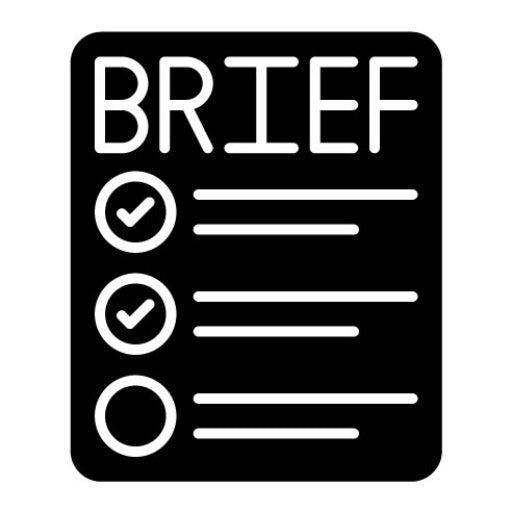 Brief Glyph Icon | Influencer Marketing