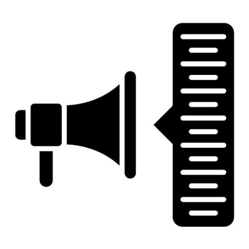 Campaign Glyph Icon