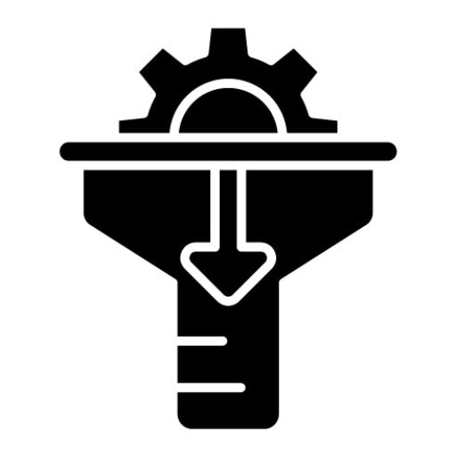 Conversion Rate Optimization Glyph Icon