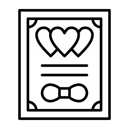 Wedding Certificate Icon