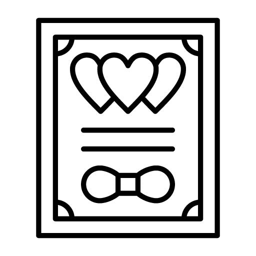 Wedding Certificate Icon