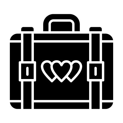 Suitcase Glyph Icon