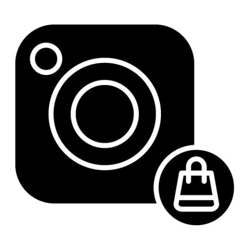 Shoppable Instagram Galleries Glyph Icon