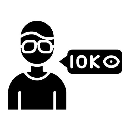 Viral Glyph Icon