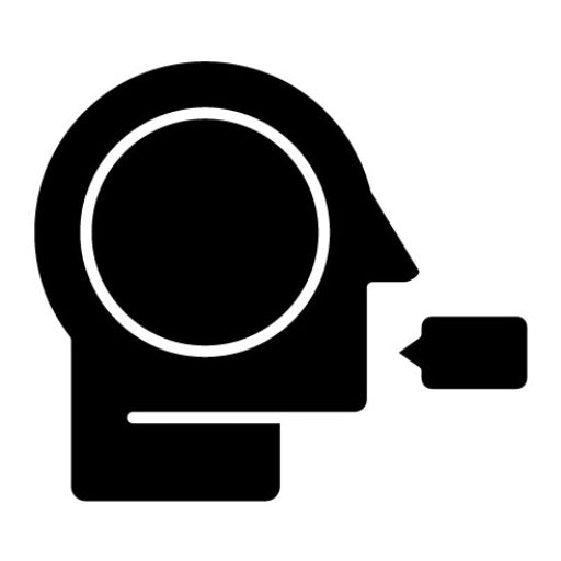 Word Of Mouth Glyph Icon
