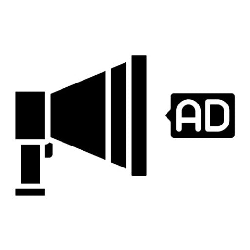 Ad Campaign Glyph Icon