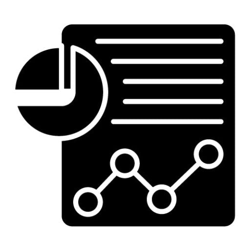 Analysis Glyph Icon | Digital Marketing