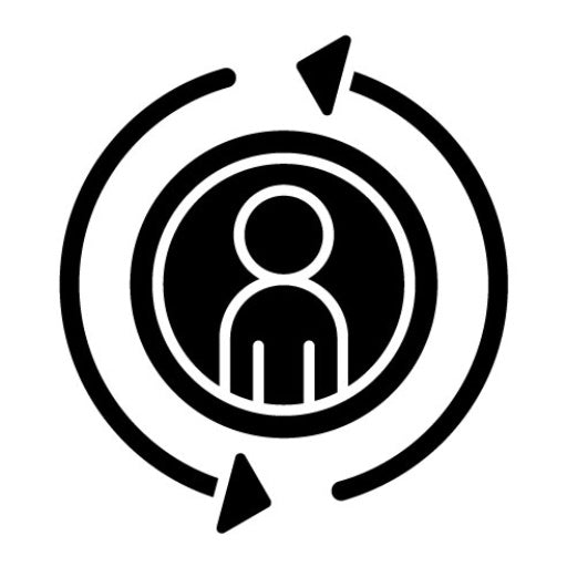 Returning Visitor Glyph Icon
