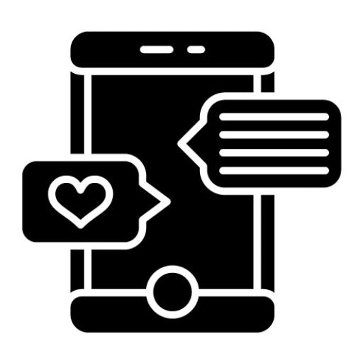Social Marketing Glyph Icon