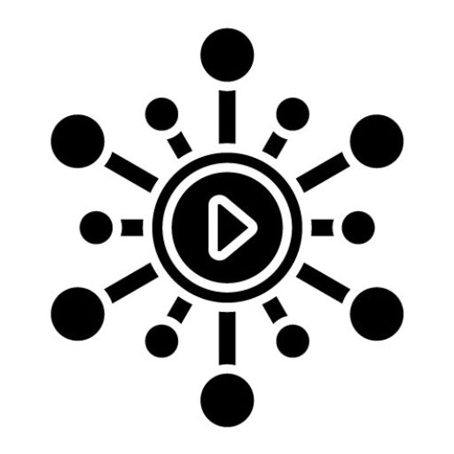 Social Media Glyph Icon