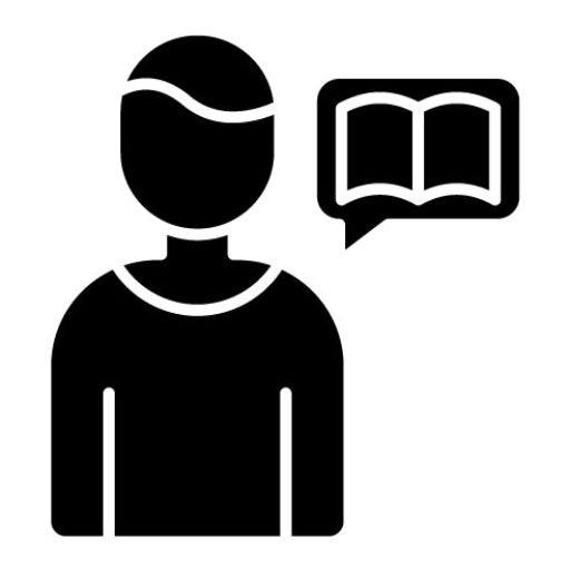 Storytelling Glyph Icon