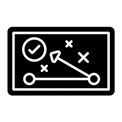 Strategy Glyph Icon | Digital Marketing