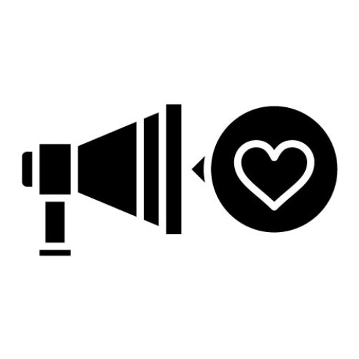 Viral Marketing Glyph Icon