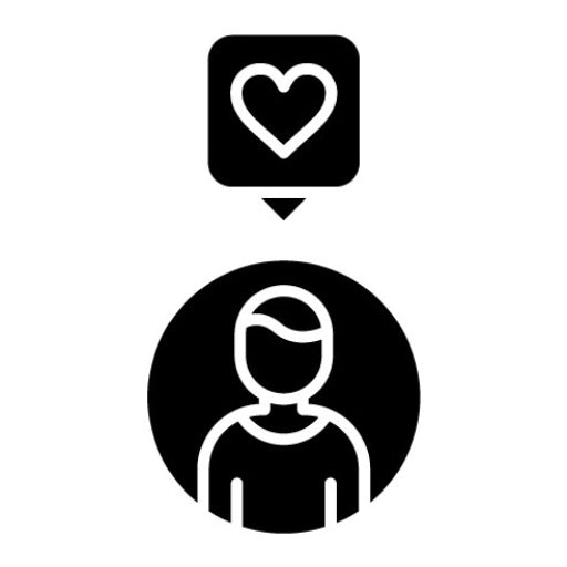 Viral Video Glyph Icon
