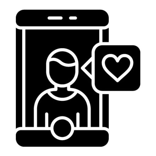 Webinar Glyph Icon | Digital Marketing