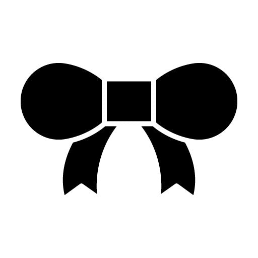 Bow Glyph Icon | Wedding