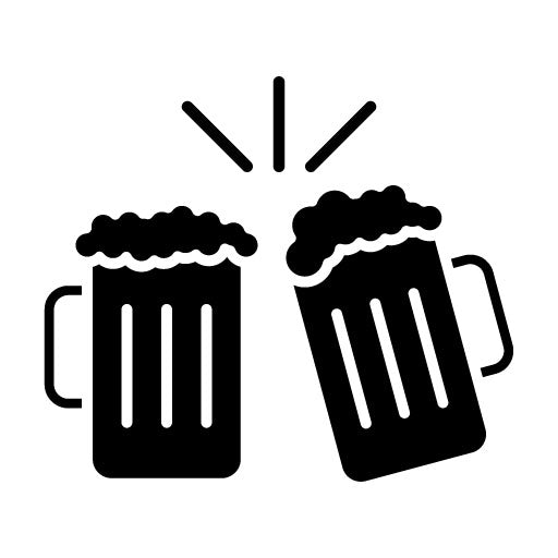 Cheers Glyph Icon | Wedding