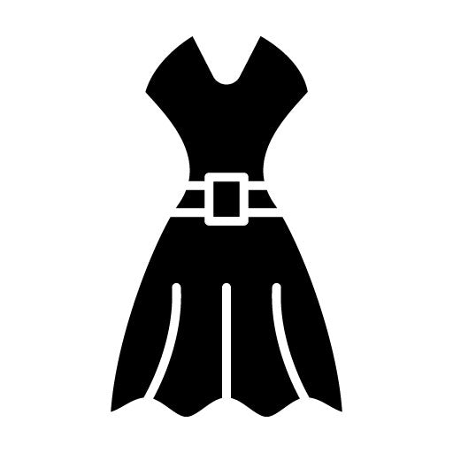 Wedding Female Dress Glyph Icon