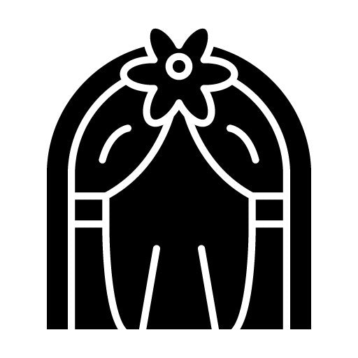 Wedding Arch Glyph Icon