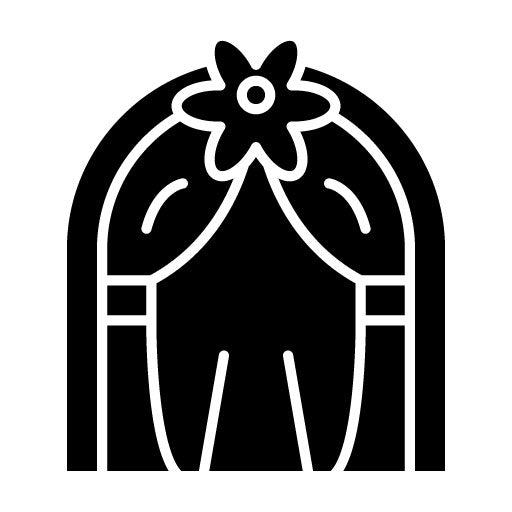 Wedding Arch Glyph Icon