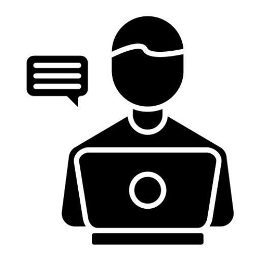 Blogger Glyph Icon