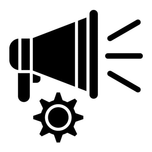 Campaign Optimization Glyph Icon