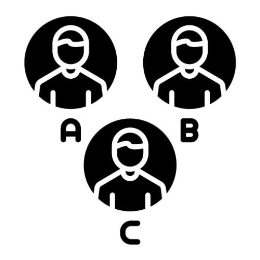 Customer Types Glyph Icon