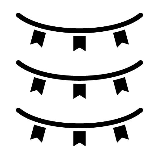 Garland Glyph Icon