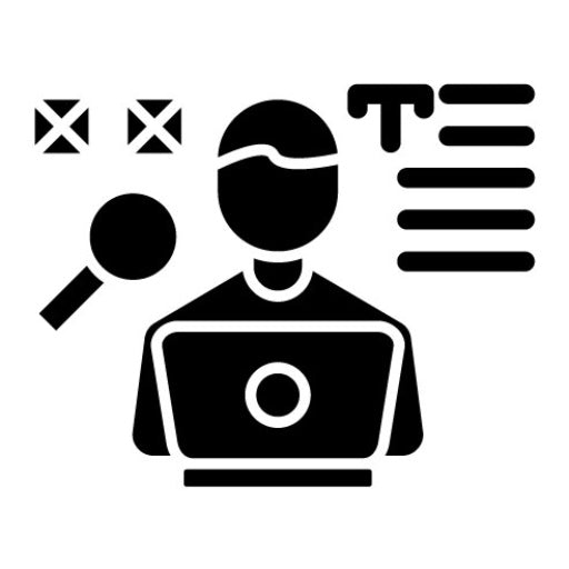 Graphic Designer Glyph Icon | Digital Nomad